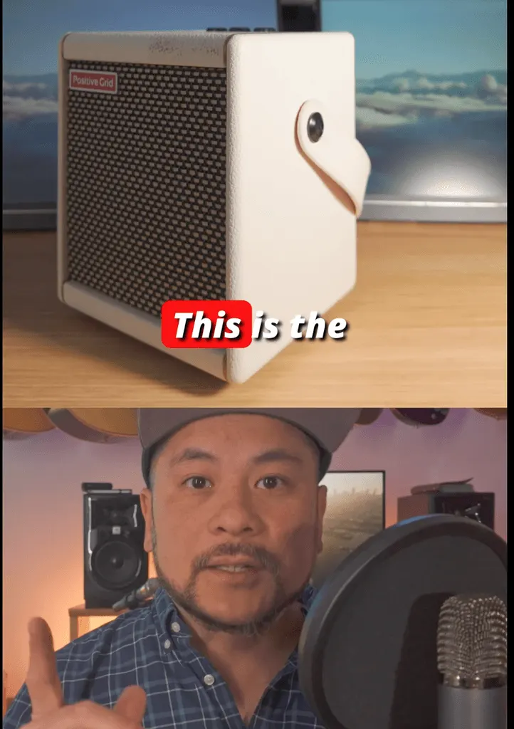 Positive Grid Spark Mini product demo still